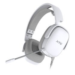 Audífonos XPG precog s audio 3d conector 3.5mm micrófono omnidireccional control de volumen blanco gamer