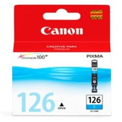 Cartucho Canon CLI-126 cian para IP4810, MG5210, MG6110