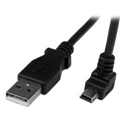 Cable adaptador USB StarTech.com - 2 m, USB A, Mini-USB B, Macho Macho, Negro