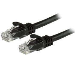 Cable de red de 30cm negro Cat 6 UTP ethernet gigabit RJ45 sin enganches - startech.com mod. N6patch1bk