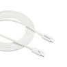 Cable de 2m Thunderbolt 3 StarTech.com TBLT3MM2MW - USB C, USB C, Macho Macho, 2 m, Color blanco