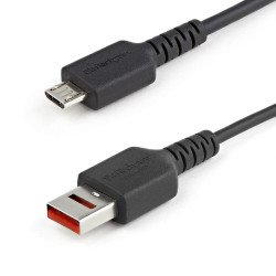Cable de Carga de 1m con Seguridad, Cable Adaptador USB a Micro USB de Sólo Carga con Bloqueo de Datos para Teléfono Tablet, Ext