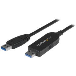 Cable de Transferencia de Datos USB 3.0 para computadoras Mac y Windows, PC a PC, Extremo Secundario  1 x 9-pin USB 3.0 Type A,