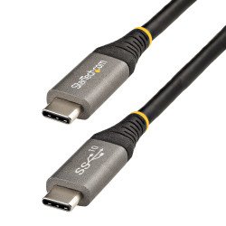 Cable 50cm USB-C 10Gbps, USB Tipo C, USB TipoC USB 3.2 Gen 2, Entrega de Alimentación PD 100W, Data_N_A