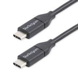 Cable de 0.5m USB-C Macho a Macho, Cable USB 2.0 USB Tipo C, Extremo Secundario  1 x 24-pin USB 2.0 Type C, Male, 480Mbit s, Apa