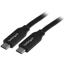 Cable USB-C de 4 metros con Capacidad para Entrega de Potencia (5A), USB 2.0, Certificado, Extremo Secundario  1 x 24-pin USB 2.