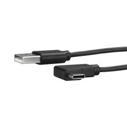 Cable de 1m USB-A a USB-C Acodado a la Derecha, Cable Adaptador USB A a USB Tipo C en Ángulo a la Derecha, Extremo Secundario  1