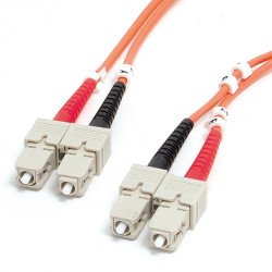 1m Fibra óptica Cable de red, 1, Cable for Dispositivo de red, 10Gbit s, Cable de conexión, LSZH, 62,5 125 µm, Naranja