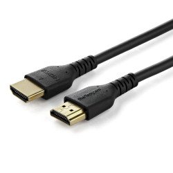 Cable HDMI con Ethernet de Alta velocidad de 1m, 4K 60Hz, Cable HDMI 2.0 Premium, Para Uso en Pantallas o TVs (RHDMM1MP)