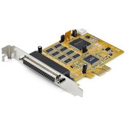 Tarjeta Serial PCI Express 8 puertos Controladora, Adaptador PCIe RS232 DB9, UART 16C1050, Protección ESD 15kV, Win Linux