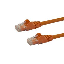 Cable de Red de 1.8m Naranja Cat6 UTP Ethernet Gigabit RJ45 sin Enganches, Extremo Secundario  1 x RJ-45 Network, Male, 10Gbi