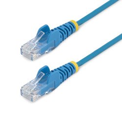 Cable de 3m de Red Ethernet Cat6 Delgado Sin Enganches, Cable de Red Snagless, Azul, Extremo Secundario  1 x RJ-45 Network