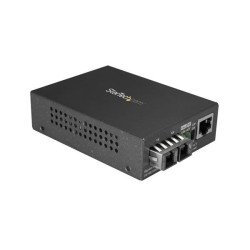 Convertidor de Medios Gigabit Ethernet RJ45 a Fibra Óptica SC Monomodo 1000Base-LX, Convertidor de Fibra a Cobre, 10km