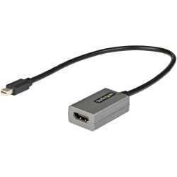 Adaptador Mini DisplayPort a HDMI 1080p, Monitor mDP 1.2 a HDMI, Dongle Convertidor Mini DP a HDMI, Cable de 30cm