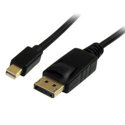 Cable Adaptador de 1m de Monitor Mini DisplayPort 1.2 Macho a DP Macho, 4k con soporte HBR, Cable for TV, Monitor, Dispositivo