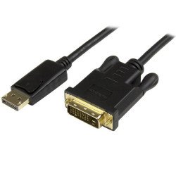 Cable 91cm Adaptador de Video DisplayPort a DVI, Convertidor DP, Hasta 1920x1200, Pasivo, Extremo Secundario  1 x 25-pin DVI