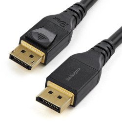 Cable DisplayPort 1.4 Certificado de 4m, 8K 60Hz HBR3, 4K 120Hz Super UHD, Cable Delgado de Video para Monitor DP a DP M M, Ext