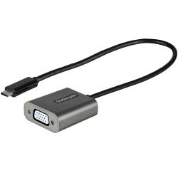 Adaptador USB C a VGA, Convertidor de Video USB Tipo C a VGA 1080p, Dongle Compatible con Thunderbolt 3, Cable de 30cm,