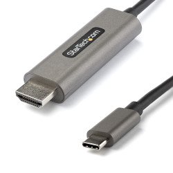 Cable USB-C a HDMI de 2m 4K 60Hz con HDR10, Cable Adaptador de Video Ultra HD USB Tipo-C a HDMI 2.0b, DP 1.4 Modo Alt HBR3