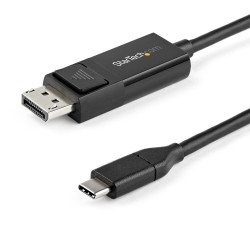 Cable de 2m USB C a DisplayPort 1.2 de 4K a 60Hz, Cable Adaptador de Video Bidireccional USB-C a DP Reversible, HBR2 HDR