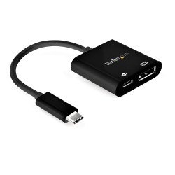 Cable de 1m USB-C a DisplayPort 1.4 HBR3 con Entrega de Alimentación PD de 60W, 8K60Hz 4K120Hz, Compatible Thunderbolt 3, 1