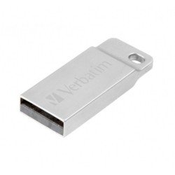 Memoria flash USB Metal Executive de 16 GB. Color Plateado.
