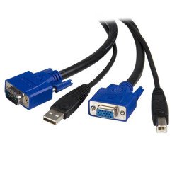 Cable KVM StarTech.com - USB A, VGA, M M, USB B, VGA M F