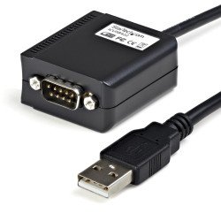 Cable 1.8 m USB a Puerto Serie Serial RS422 y 485 DB9 con Retención Puerto COM