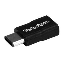Adaptador USB StarTech.com USB2CUBADP - USB 2.0 Type-C, USB 2.0 Micro-B, Macho hembra, Negro