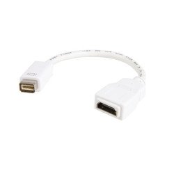 Adaptador HDMI StarTech.com - Mini-DVI, HDMI, Color blanco