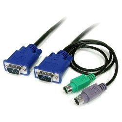 Cable KVM StarTech.com SVECON6 - 1.8 m, 2 x PS 2, 2 x VGA