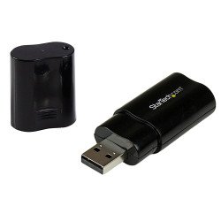 Adaptador Sonido USB StarTech.com ICUSBAUDIOB - USB, Negro