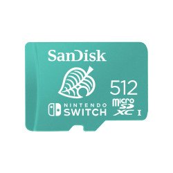 Memoria SanDisk micro SDXC Nintendo switch 512GB (SDSQXAO-512G-GNCZN)