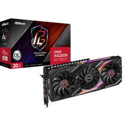 Tarjeta de video ASRock AMD Radeon rx7900 xt phantom gaming PCIe 4.0, 20 GB, gDDR6x, 320 bit, gama alta