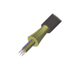 Cable de Fibra Óptica de 6 hilos, Interior/Exterior, Tight Buffer, No Conductiva (Dieléctrica), LS0H, Multimodo OM4 50/125 optim