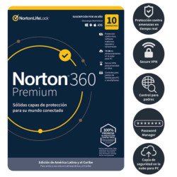 Norton 360 - v premium - 1 year - electronic - 1 user 10 device