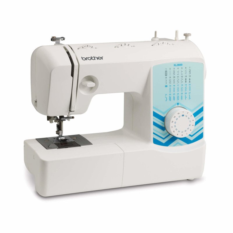 Máquina de coser Brother xl2800, 27 puntadas, 63 funciones de costura, ojal automático en 1 paso, iluminación LED