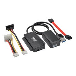 Adaptador USB 3.0 SuperSpeed a SATA   IDE con Cable USB Incorporado, Discos Duros de 2.5" , 3.5" y 5.25" - El Adaptador U338-06N