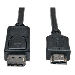 Adaptador de Cable DisplayPort a HDMI (M M), 1 m [3 pies] - El cable P582-003 DisplayPort a HDMI de Tripp Lite le permite conect