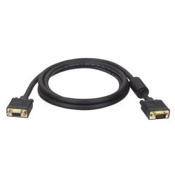 Cable Coaxial VGA de Alta Resolución RGB (HD15 M H), 2 m [6 pies] - El Cable de Extensión VGA Coaxial P500-006 para Monitor de A