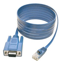 Cable de transferencia de RJ45 a puerto de consola serial Cisco DB9F de 1,83 m [6 pies] - El Cable Serial Rollover Cisco para Co