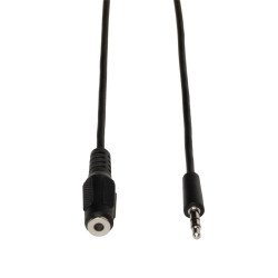 Cable de Extensión de Audio 3.5 mm Mini Estéreo para Bocinas y Audífonos (M H), 7.62 m [25 pies] - El cable de Extensión Mini Es