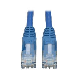 Cable Patch de Red Moldeado Snagless Cat6 Gigabit UTP RJ45 M M Azul 9.14 m [30 pies] - Categoría 6 - 550 MHz 1 Gbps - 9.14 metro