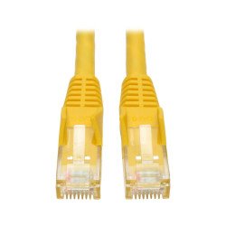 Cable Patch de Red Moldeado Snagless Cat6 Gigabit UTP RJ45 M M Amarillo de 0.30 m [1 pie] - 1 x RJ-45 Macho Network - 1 x RJ-45