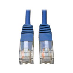 Cable Patch de Red Moldeado Snagless Cat5 Cat5e UTP RJ45 M M Azul de 6.1 m [20 pies] - Categoría 5 - 350 MHz 1 Gbps - 6.1 metros