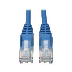 Cable Patch de Red Moldeado Snagless Cat5 Cat5e UTP RJ45 M M Azul de 1.52 m [5 pies] - Categoría 5 - 350 MHz 1 Gbps - 1.52 metro