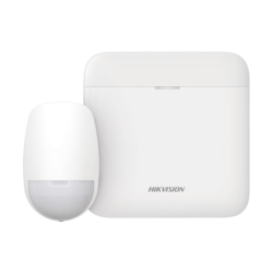 (AX PRO) KIT de Alarma AX PRO, Incluye: 1 Hub con batería de respaldo, 1 Sensor PIR, Wi-Fi, Compatible con Hik-Connect P2P