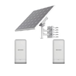 Kit Solar de Alimentación + 2 Puntos de Acceso (AP), Panel Solar, Batería de Respaldo de Litio 360 Wh, 2 Salidas de 12 Vcd, Acce