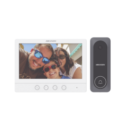 Kit de Videoportero TurboHD con Pantalla LCD a Color de 7", Frente de Calle para Exterior de Policarbonato, 720p (1 Megapíxel )1