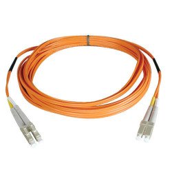 Cable Patch de Fibra Dúplex Multimodo de 62.5um   125um (LC LC), 1 m [3 pies] - Los cables patch LC LC de fibra óptica micrón mu